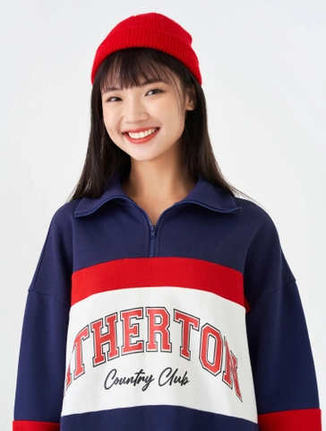 Váy liền nữ dáng dài, phối màu