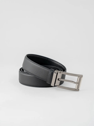 Thắt Lưng Nam Khoá Cài Kim Loại Viền Vuông