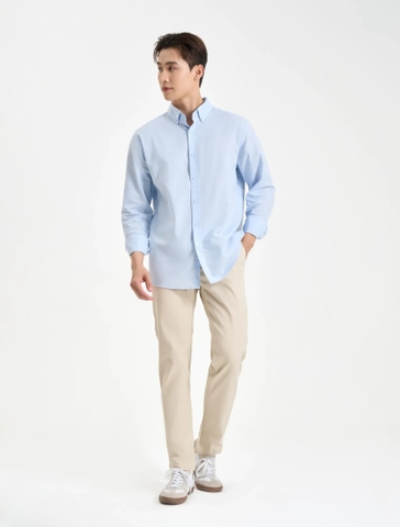 Áo sơ mi nam cotton dài tay ND003
