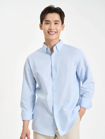 Áo sơ mi nam cotton dài tay ND003