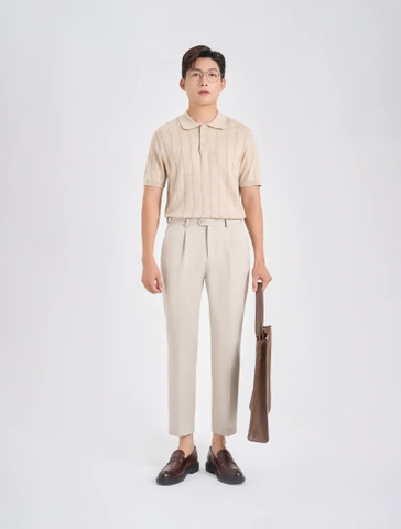 Áo len polo nam cộc tay ND004